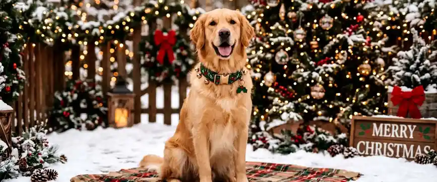 Christmas Dog Collar
